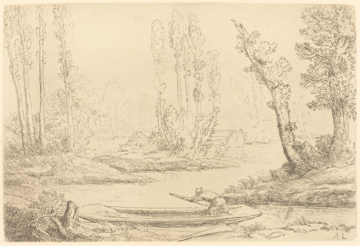 Sommes stränder nära Amiens Kanten av Somme nära Amiens. av Alphonse Legros
