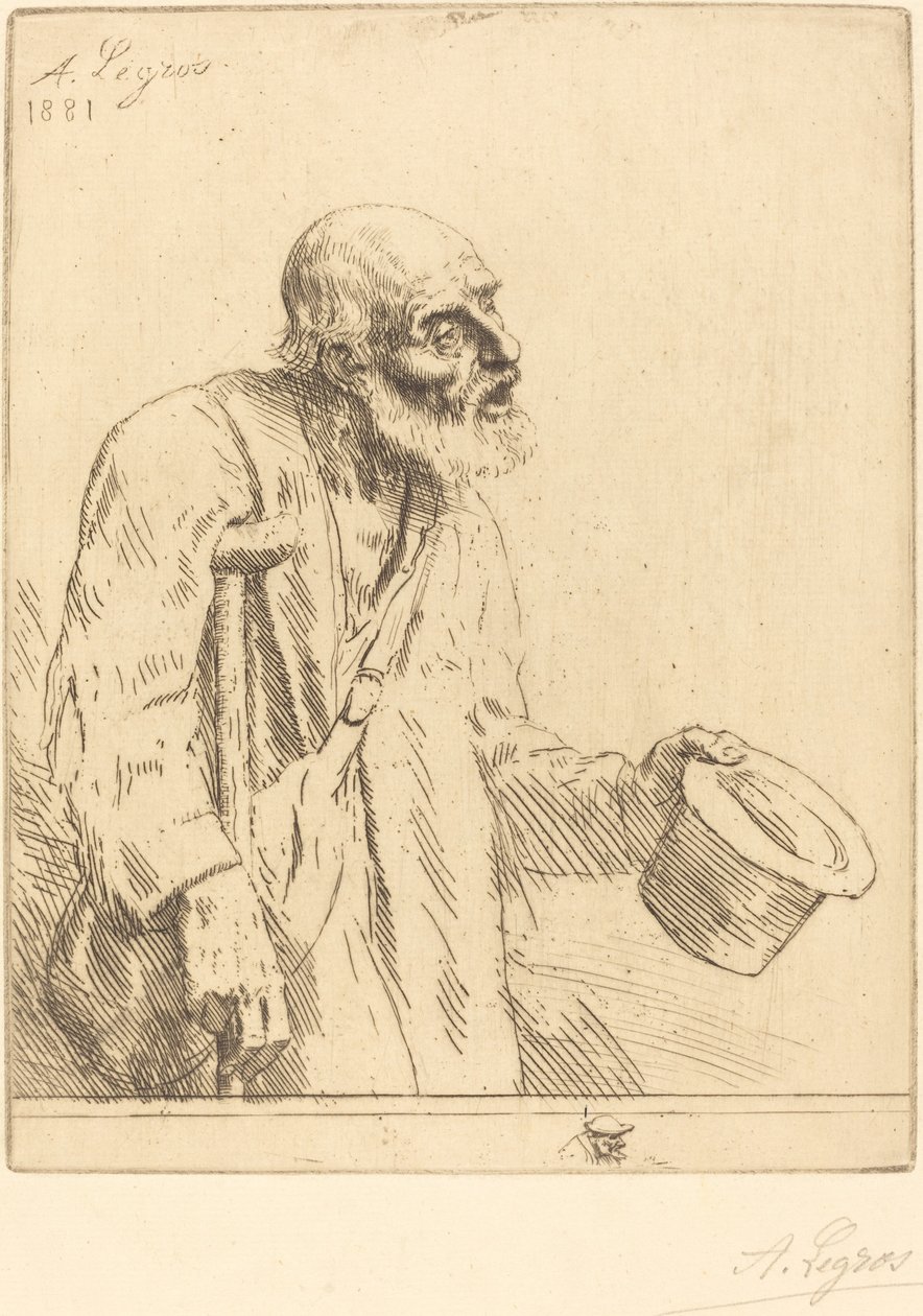Tiggare (tiggaren) av Alphonse Legros