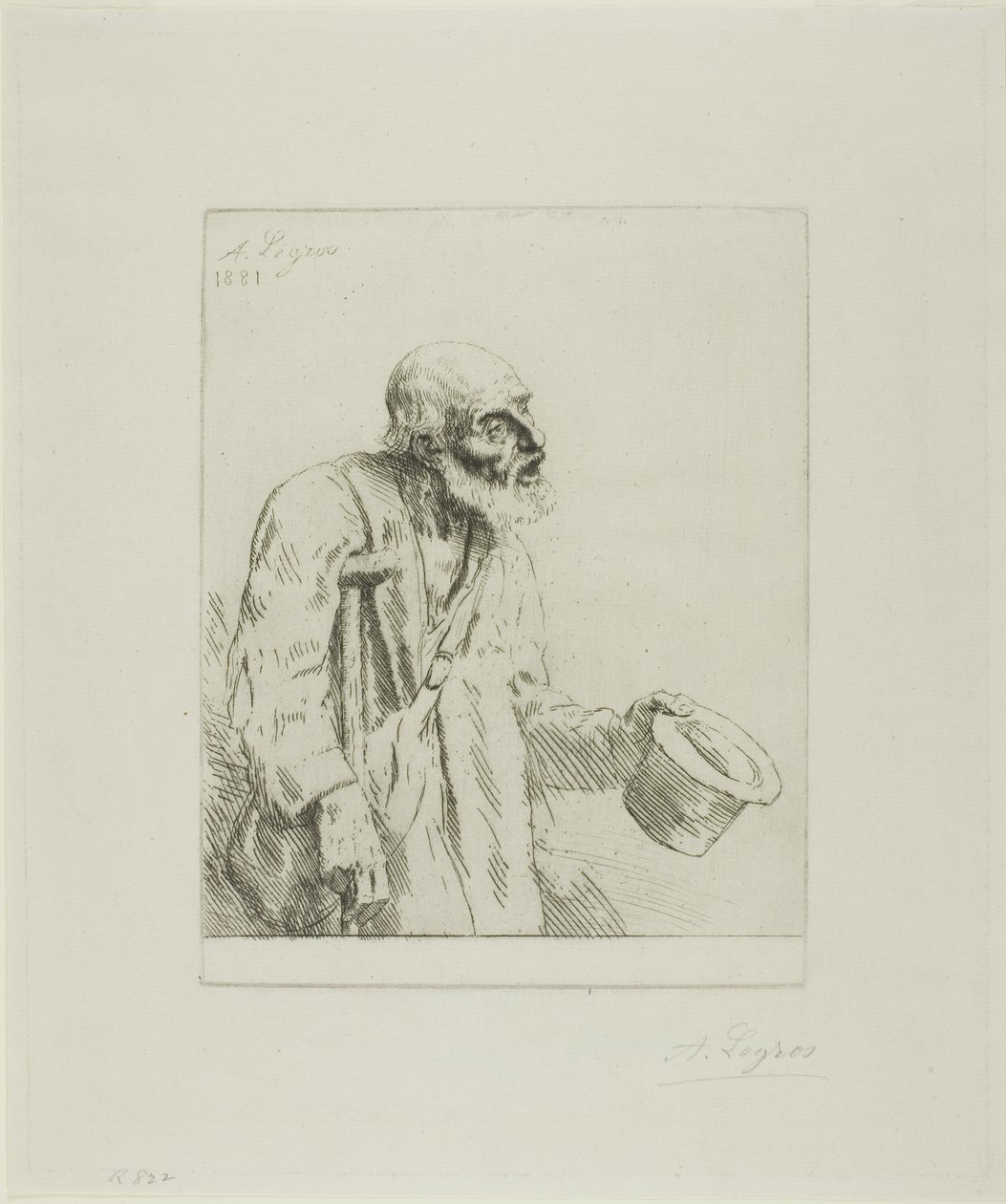 Tiggare med kryckor av Alphonse Legros