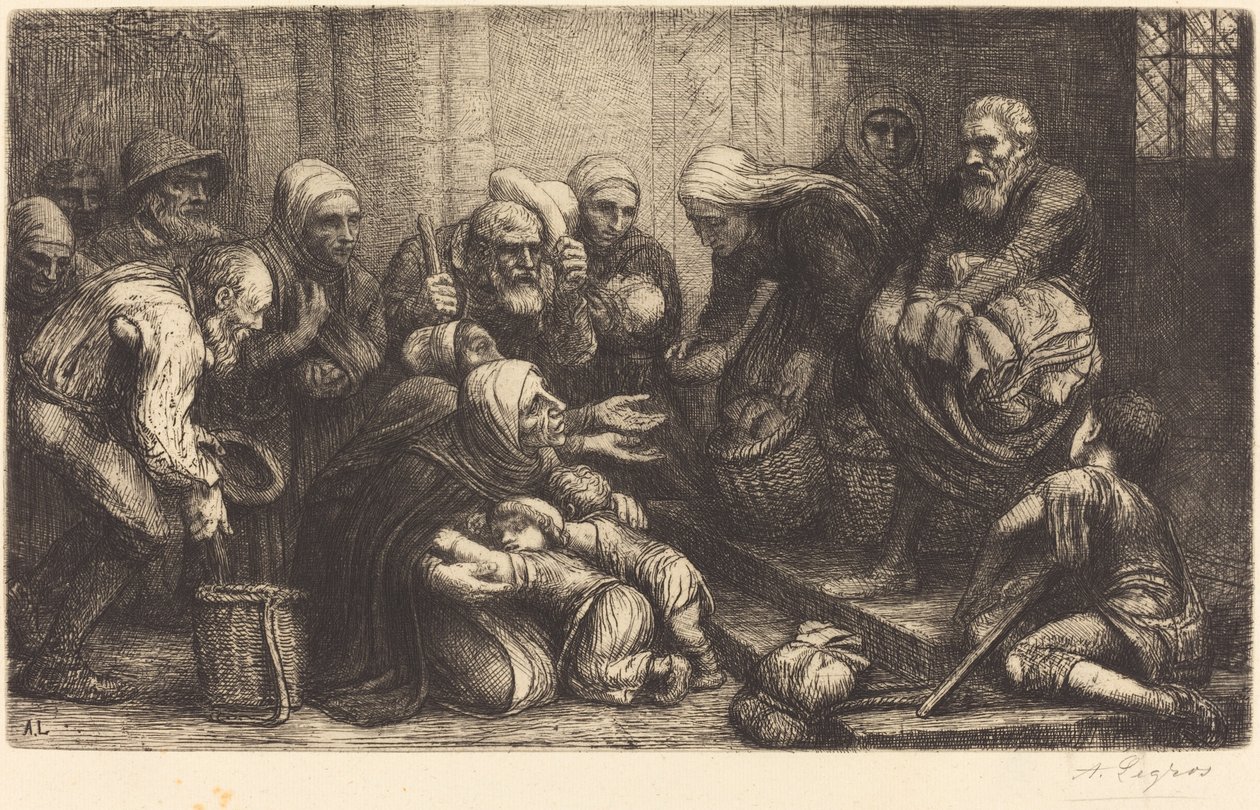 Tiggare från Bryssel av Alphonse Legros