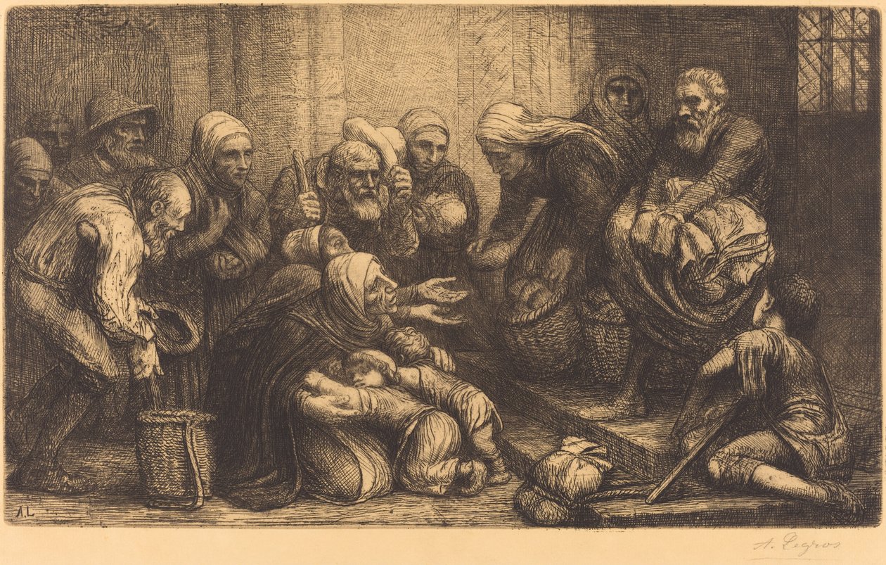 Bryssels tiggare Tiggarna i Brygge. av Alphonse Legros