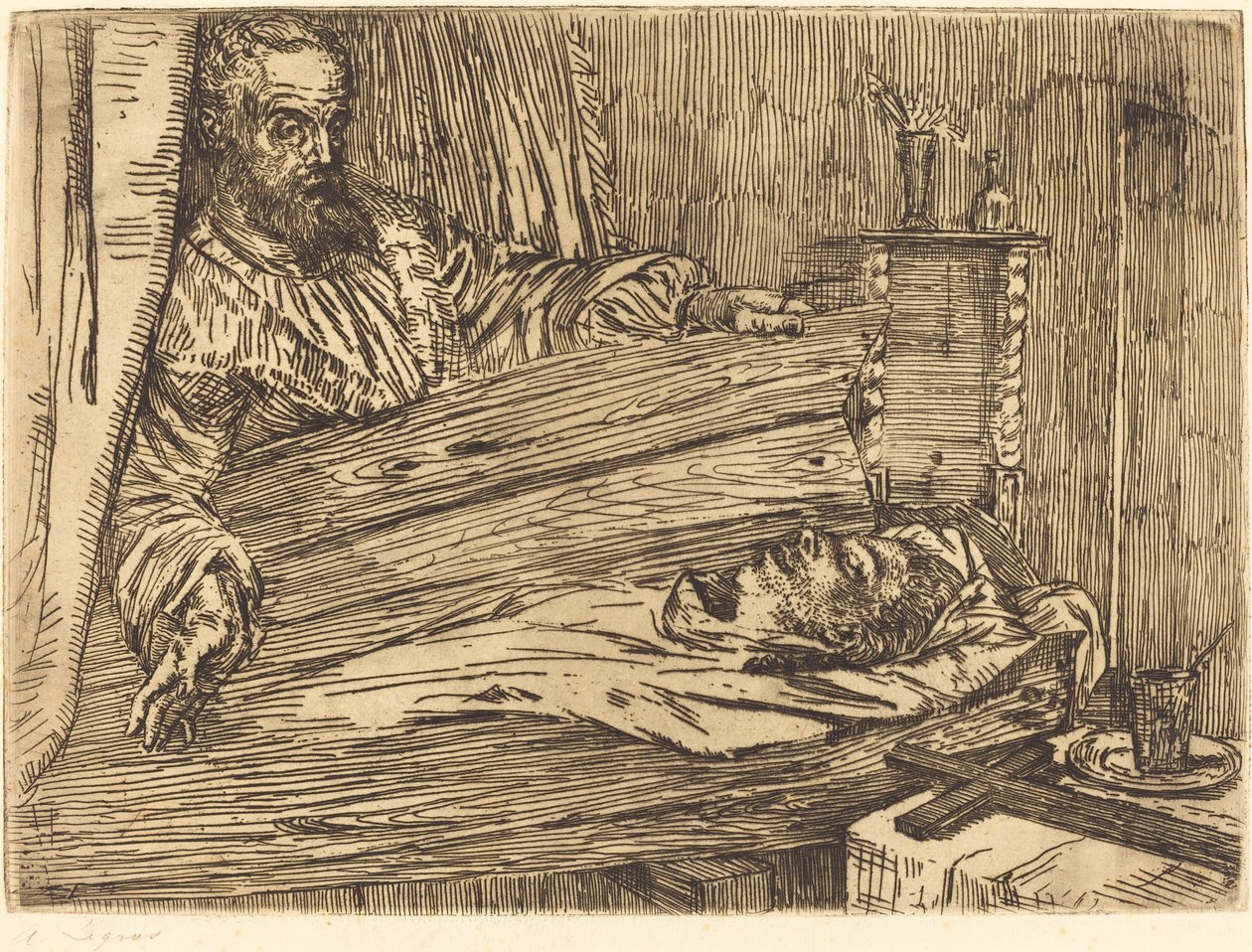 Berenice, 2:a tallrik. av Alphonse Legros