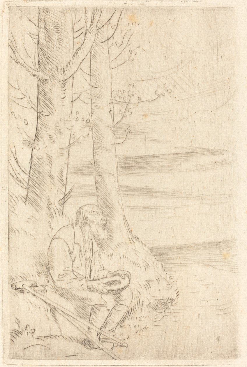 Blind tiggare Den blinde tiggaren. av Alphonse Legros