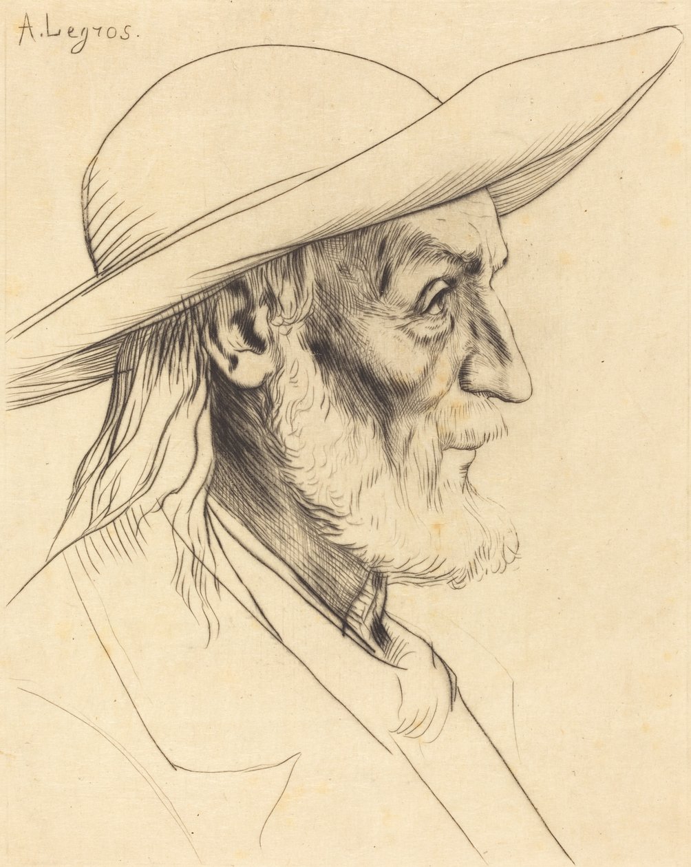 Breton bonde av Alphonse Legros