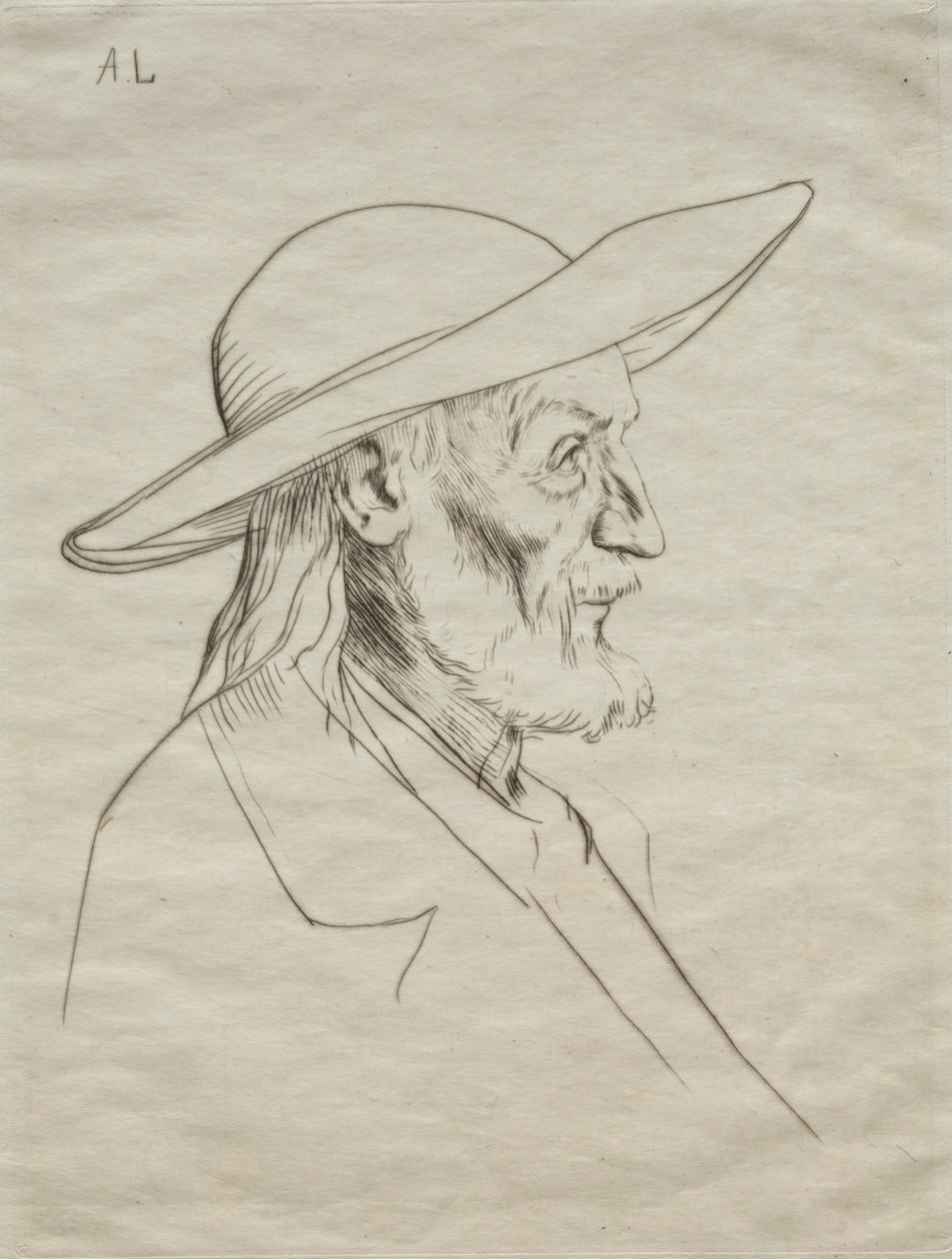 Breton bonde. av Alphonse Legros