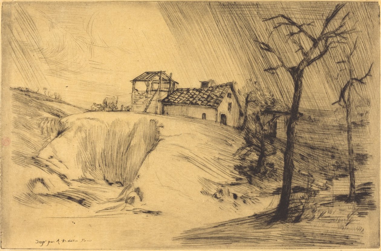 Tegelbruk (La Briqueterie) av Alphonse Legros