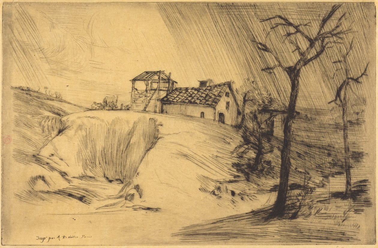 Tegelbruk (La Briqueterie) av Alphonse Legros