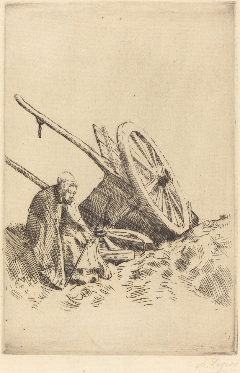 Trasig vagn av Alphonse Legros