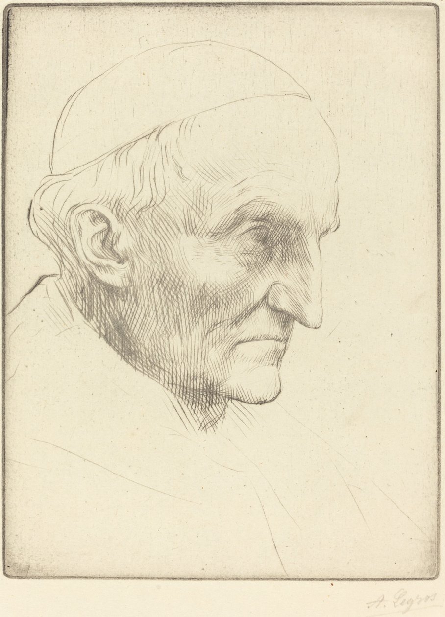 Kardinal Manning, 3:e tallriken av Alphonse Legros