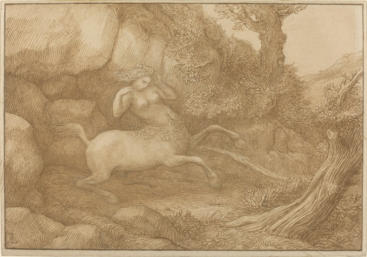 Kentaur kvinna. av Alphonse Legros