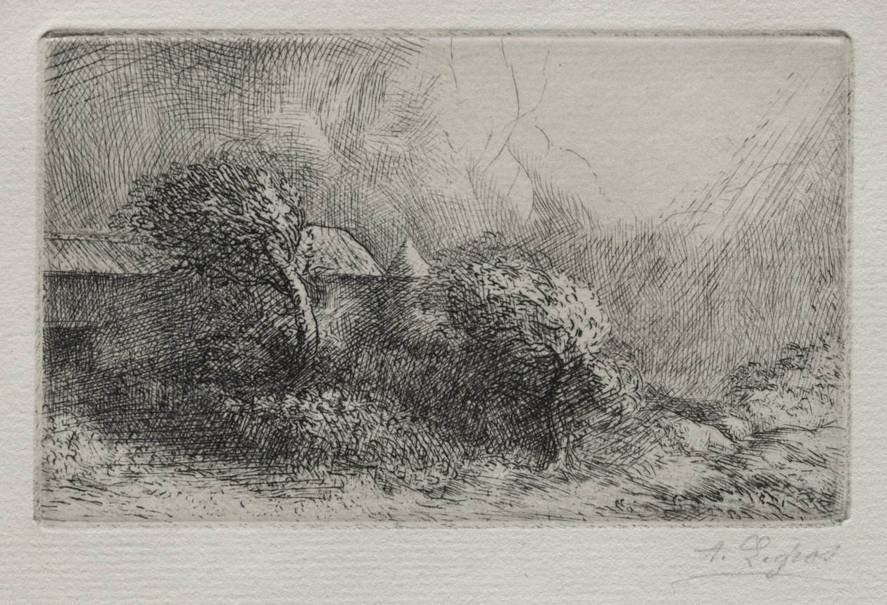 Chailli: End of a Storm Effet dorage. av Alphonse Legros