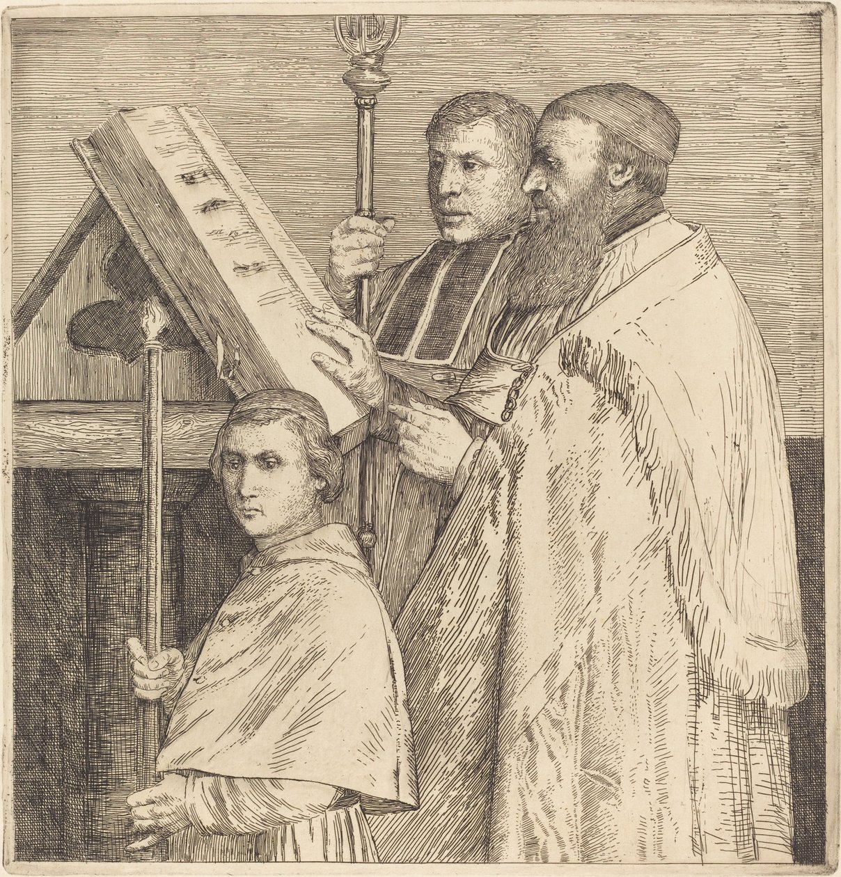 Korister, 2:a plattan Le lutrin. av Alphonse Legros