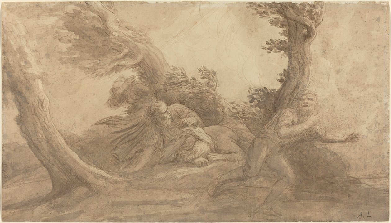 Åskans klapp. av Alphonse Legros