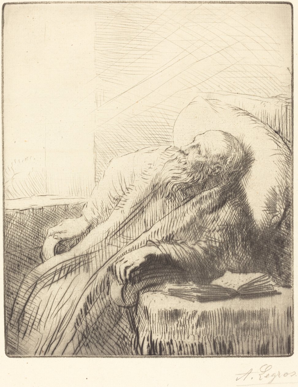 Convalescent (Le convalescent) av Alphonse Legros