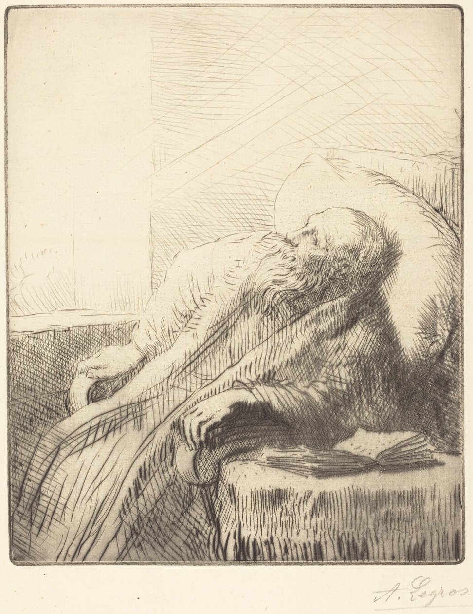 Konvalescent av Alphonse Legros