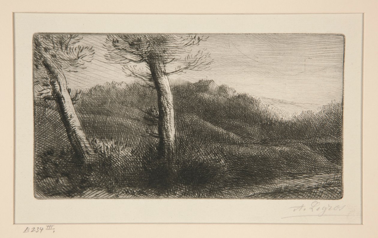Solnedgång av Alphonse Legros