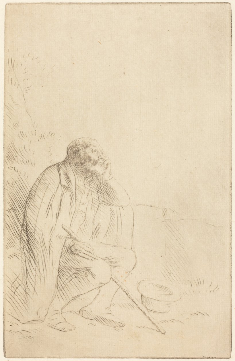Day-dream (Drömmaren) av Alphonse Legros