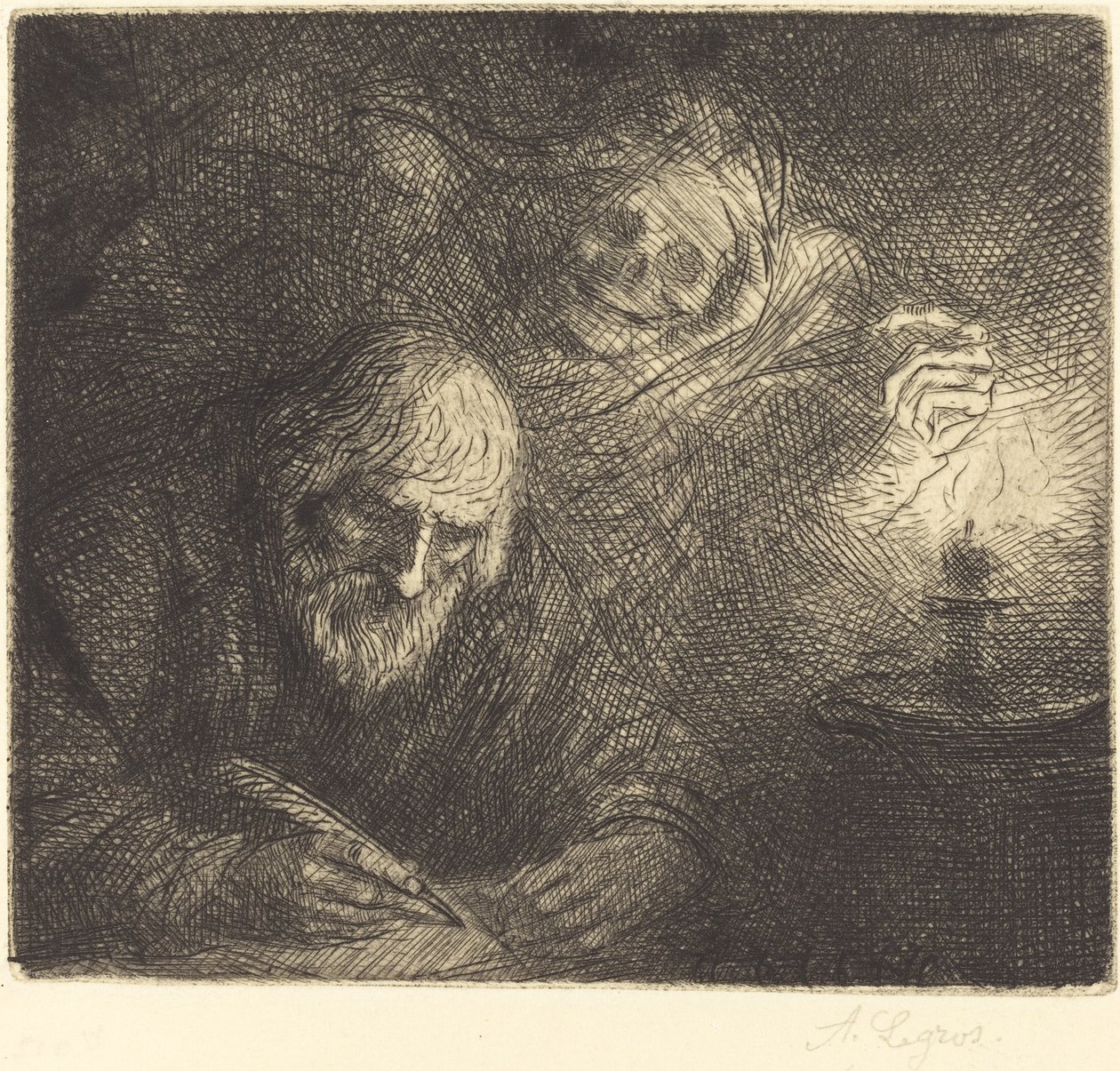 Döden och filosofen Döden och filosofen. av Alphonse Legros