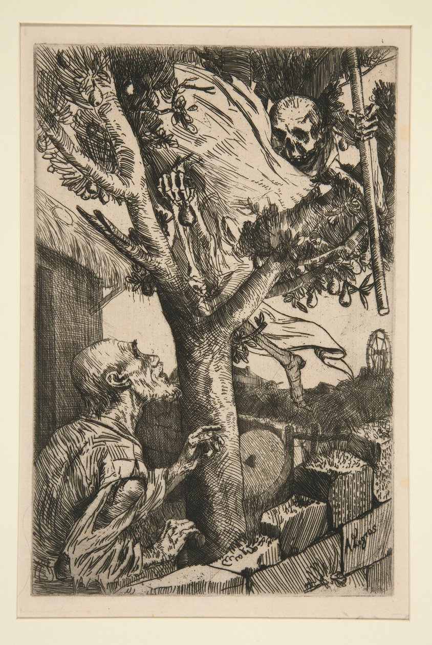 Döden i ett päronträd av Alphonse Legros
