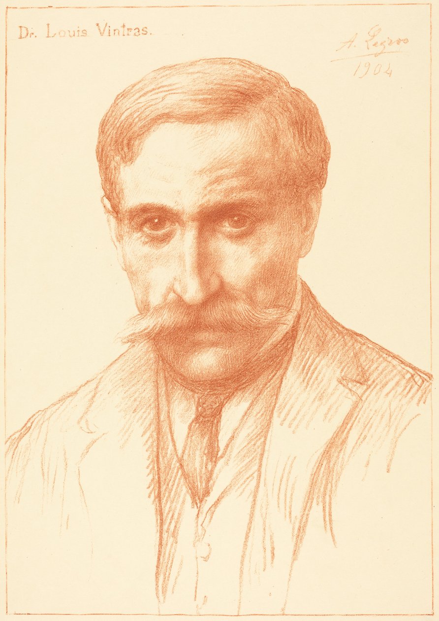 Dr Louis Vintras av Alphonse Legros