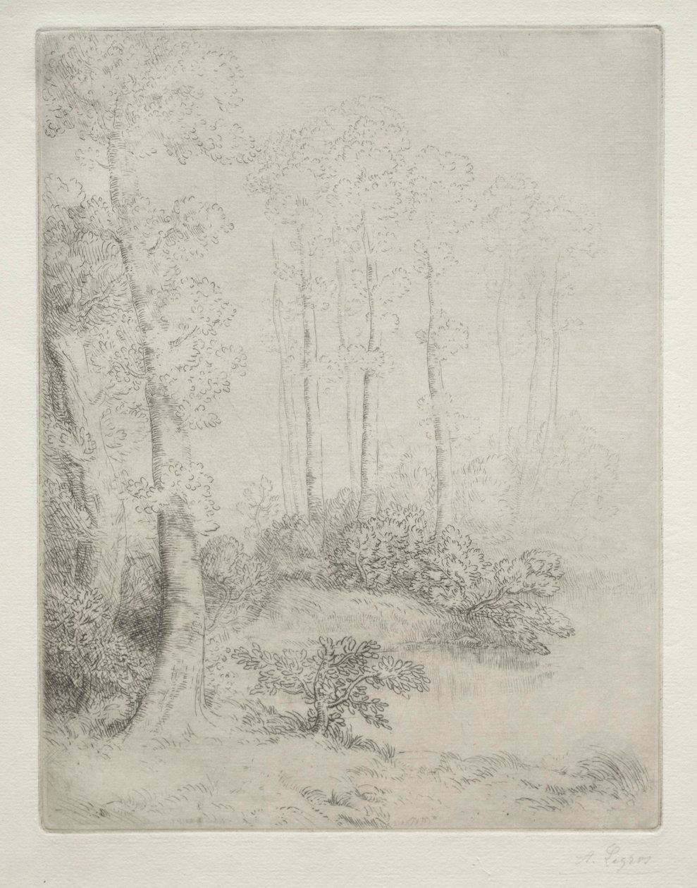 Vattnets kant Au Bord de LEau. av Alphonse Legros