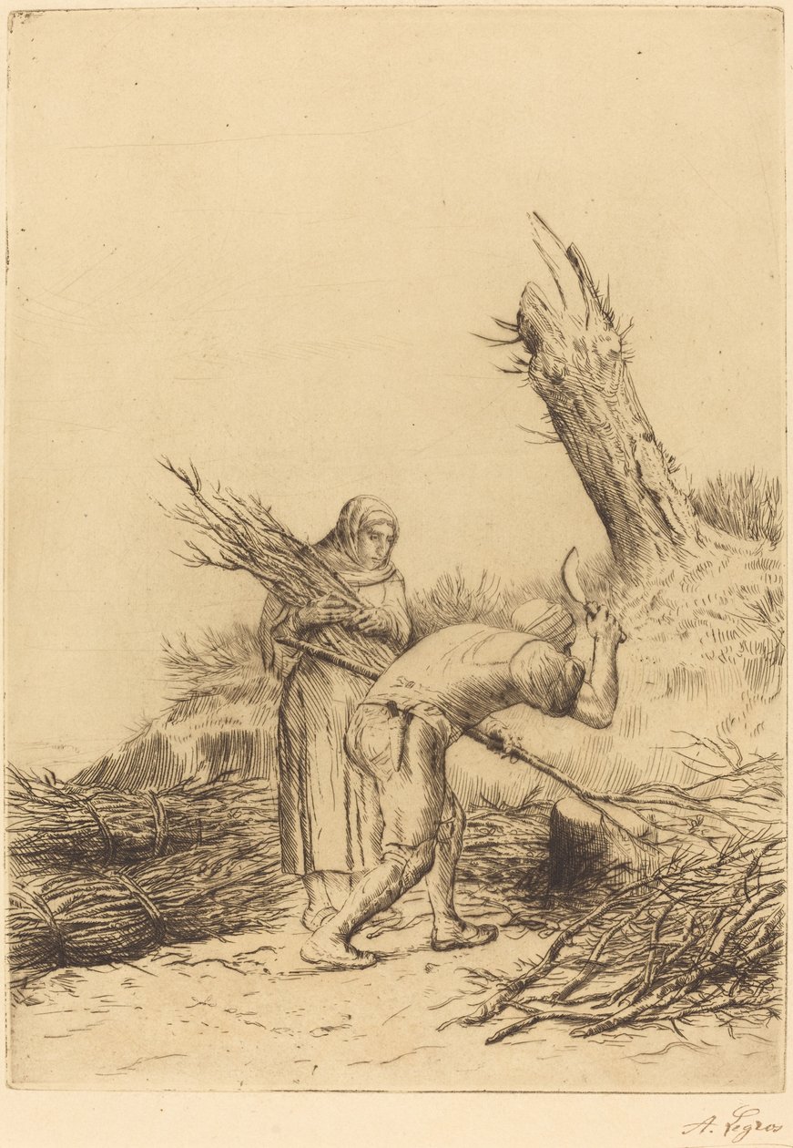 Fagotmakare av Alphonse Legros