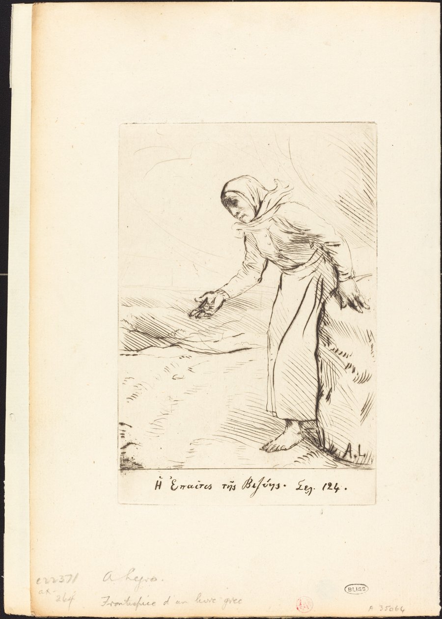 Frontispice (Biggar Woman of Veze) av Alphonse Legros