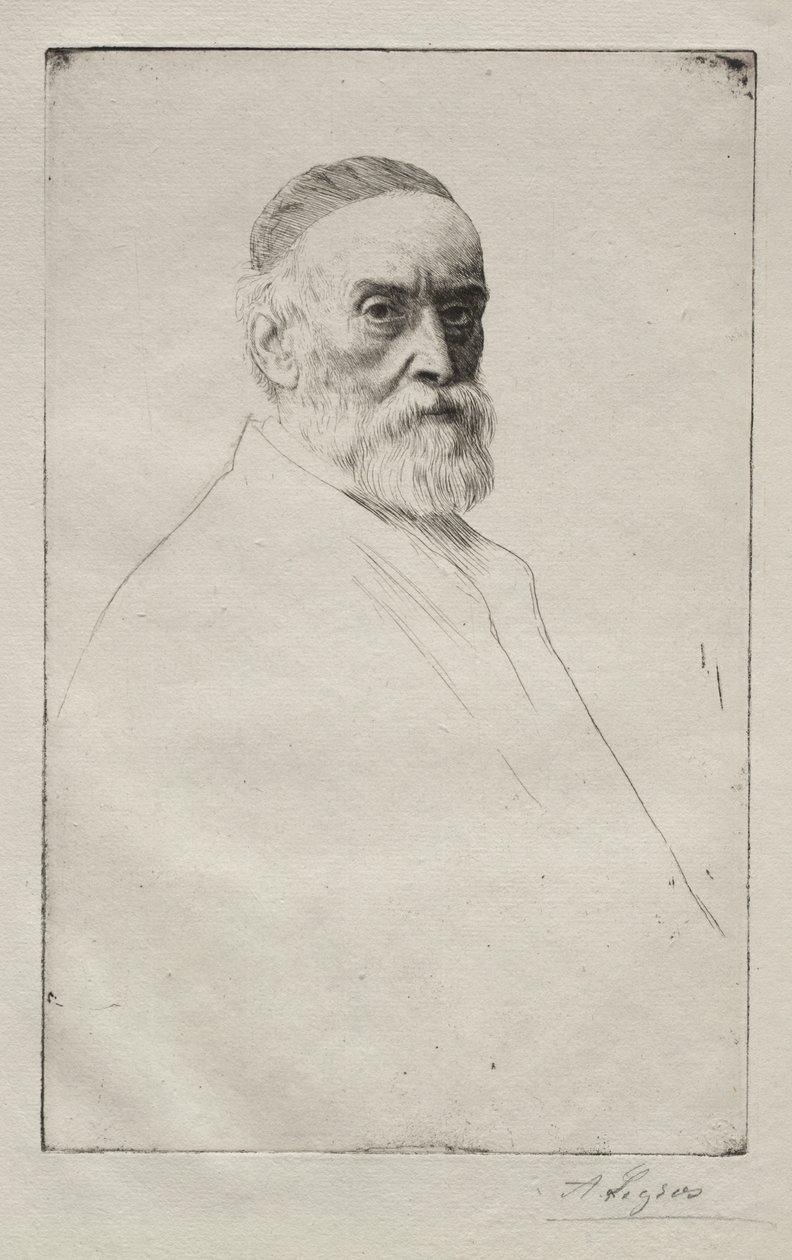 George Frederic Watts av Alphonse Legros