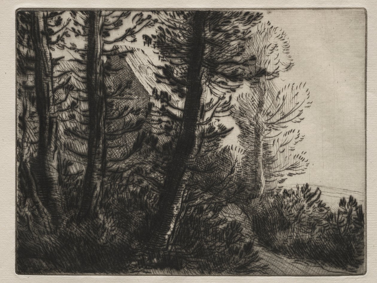 Vakt hus av Alphonse Legros