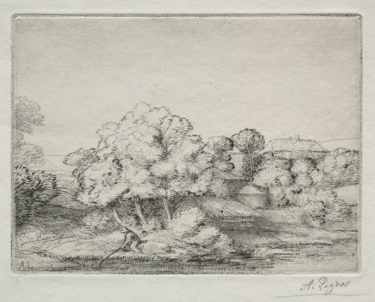 Hamlet nära sjön Hamlet nära sjön. av Alphonse Legros