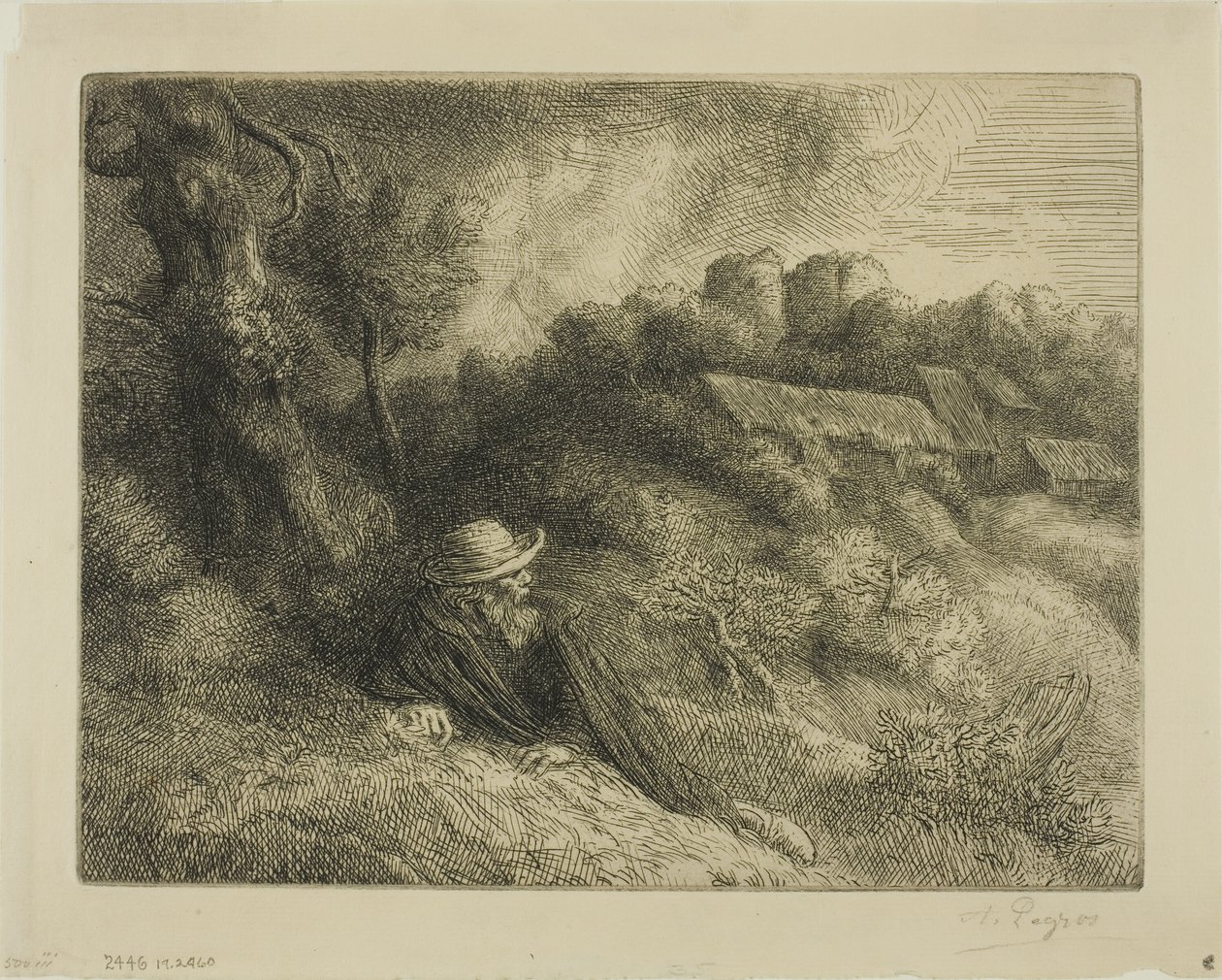 Hemsökt hus av Alphonse Legros