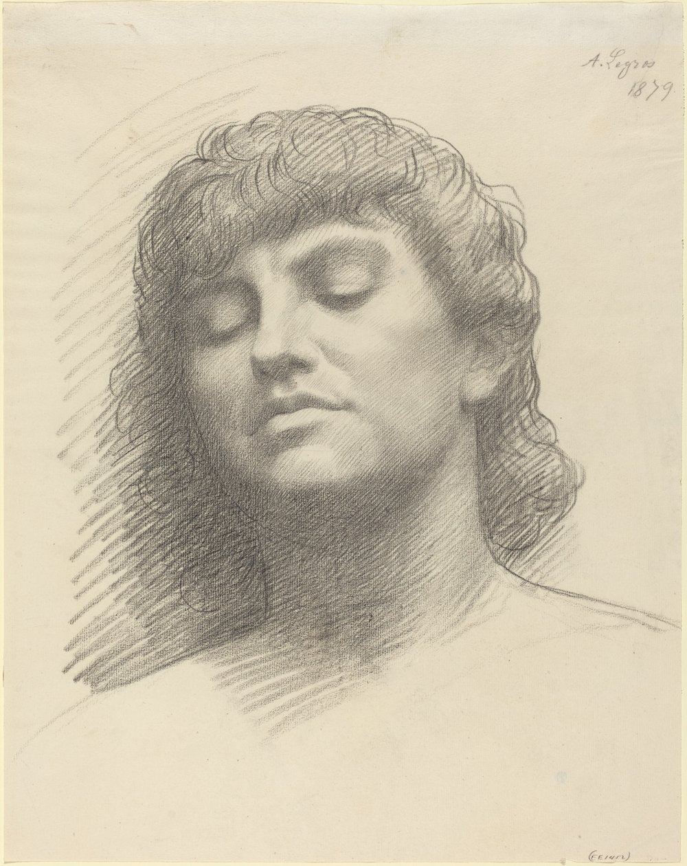 Chef, 1879. av Alphonse Legros