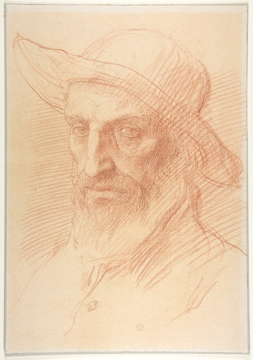 En jaktvaktares huvud av Alphonse Legros