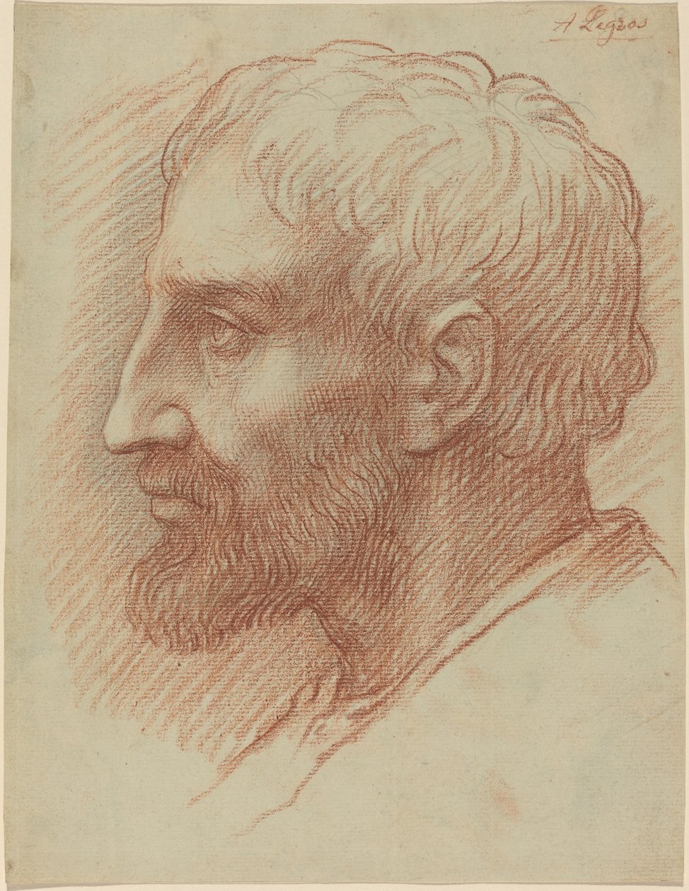 Chef för en man av Alphonse Legros