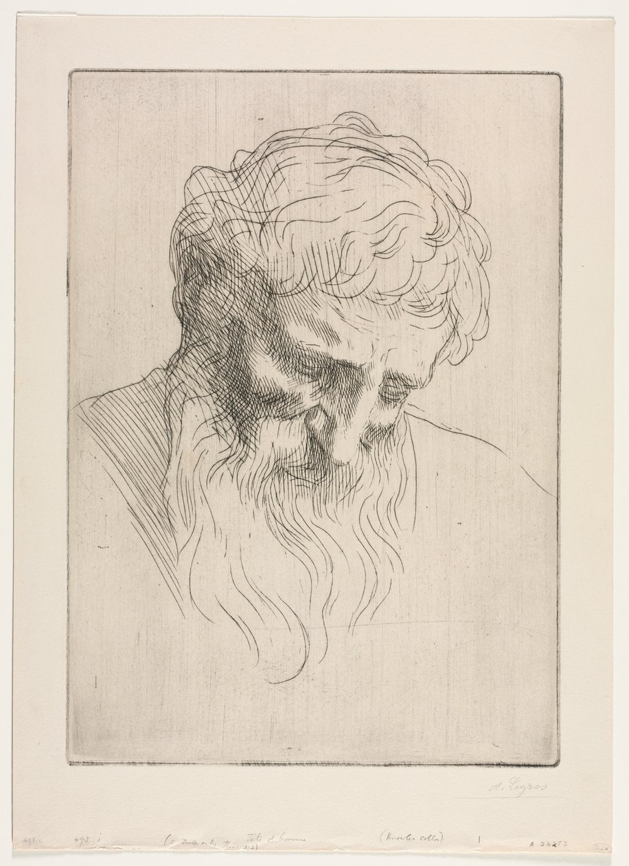 Chef för en man av Alphonse Legros