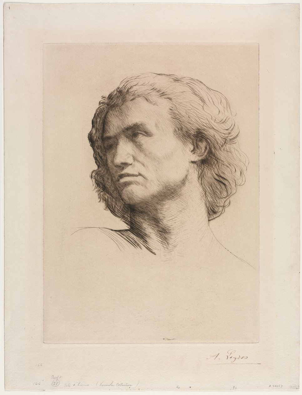 Chef för en man av Alphonse Legros
