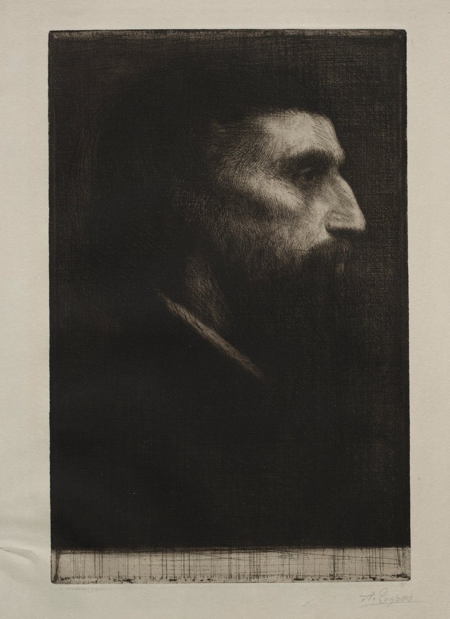 Chef för en man. av Alphonse Legros
