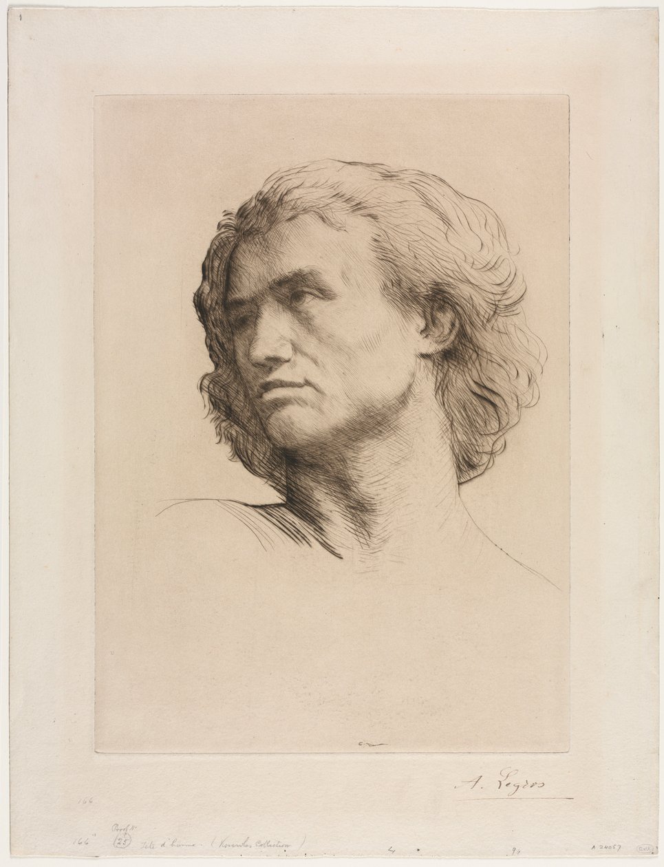 Chef för en man. av Alphonse Legros