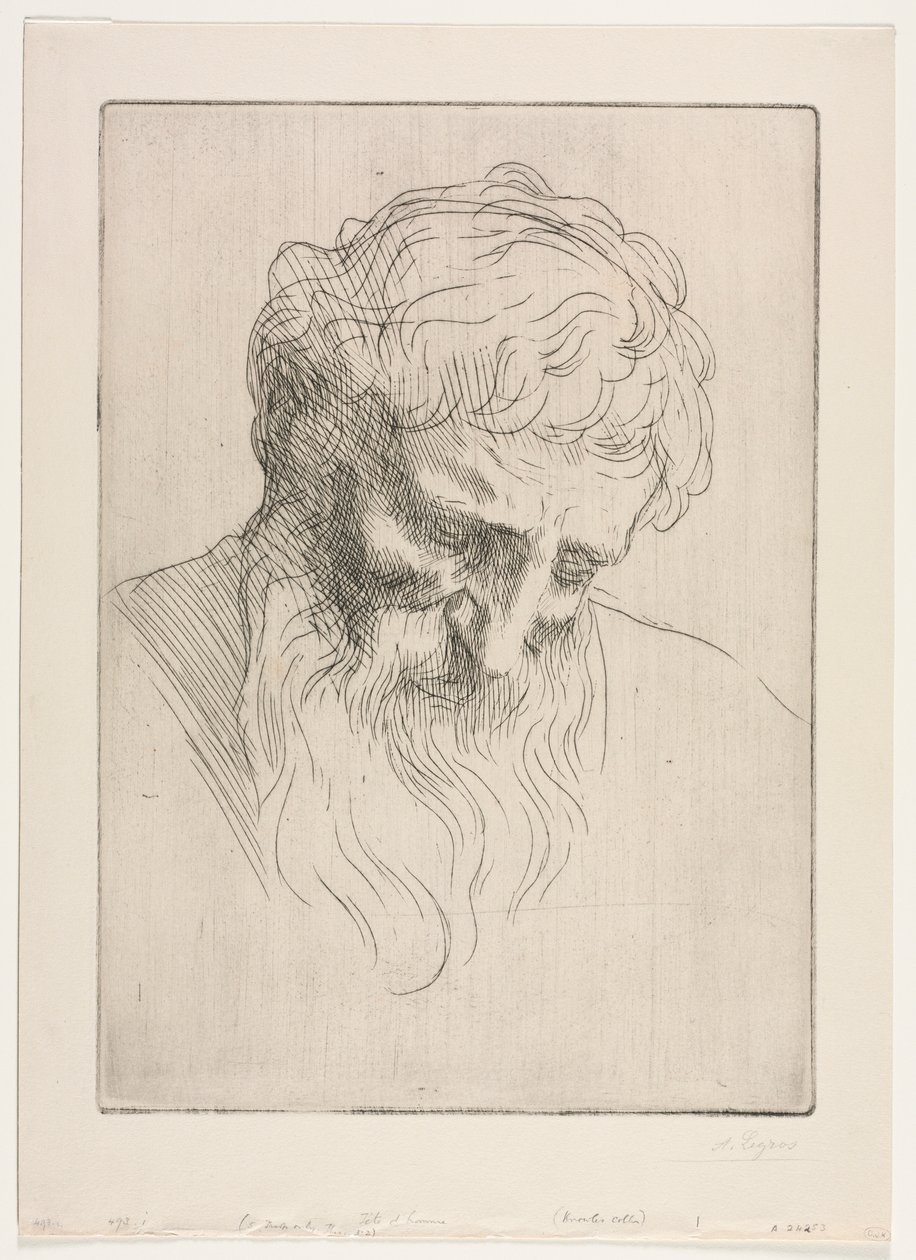 Chef för en man. av Alphonse Legros