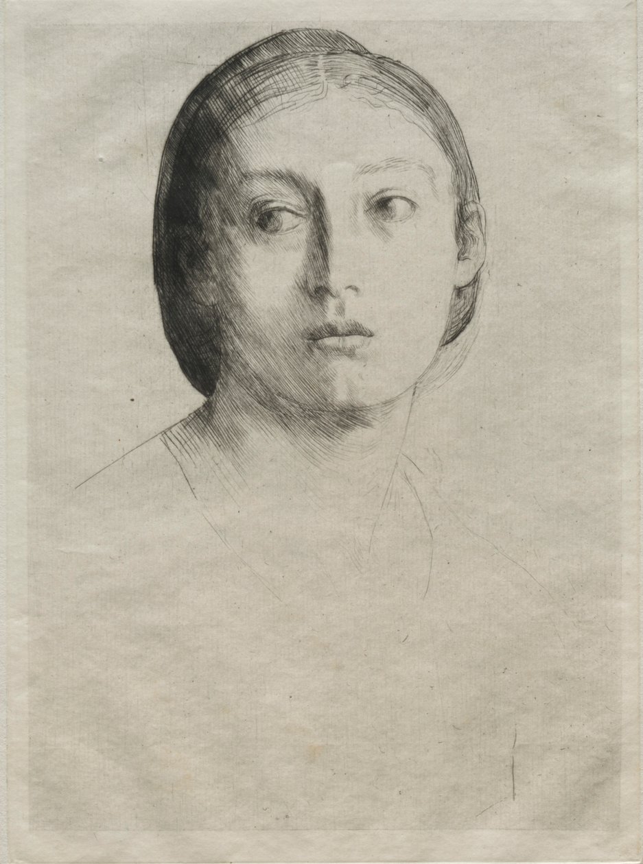 Chef för en ung flicka. av Alphonse Legros