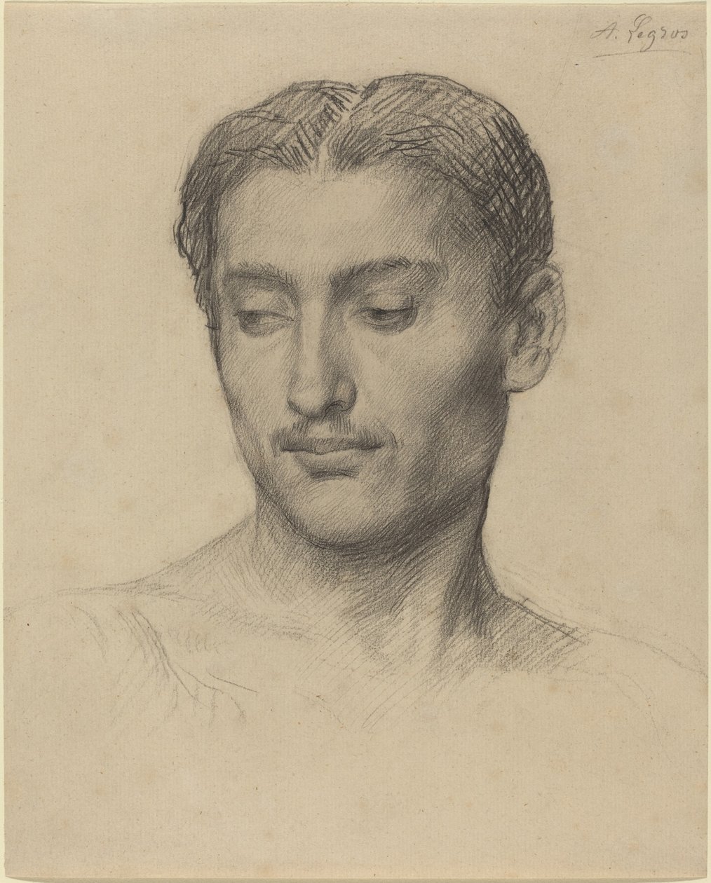 Chef för en ung man av Alphonse Legros