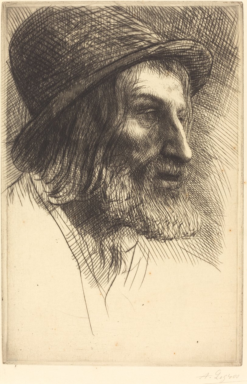 Chef för en engelsk arbetare Chef för en engelsk arbetare Herden. av Alphonse Legros