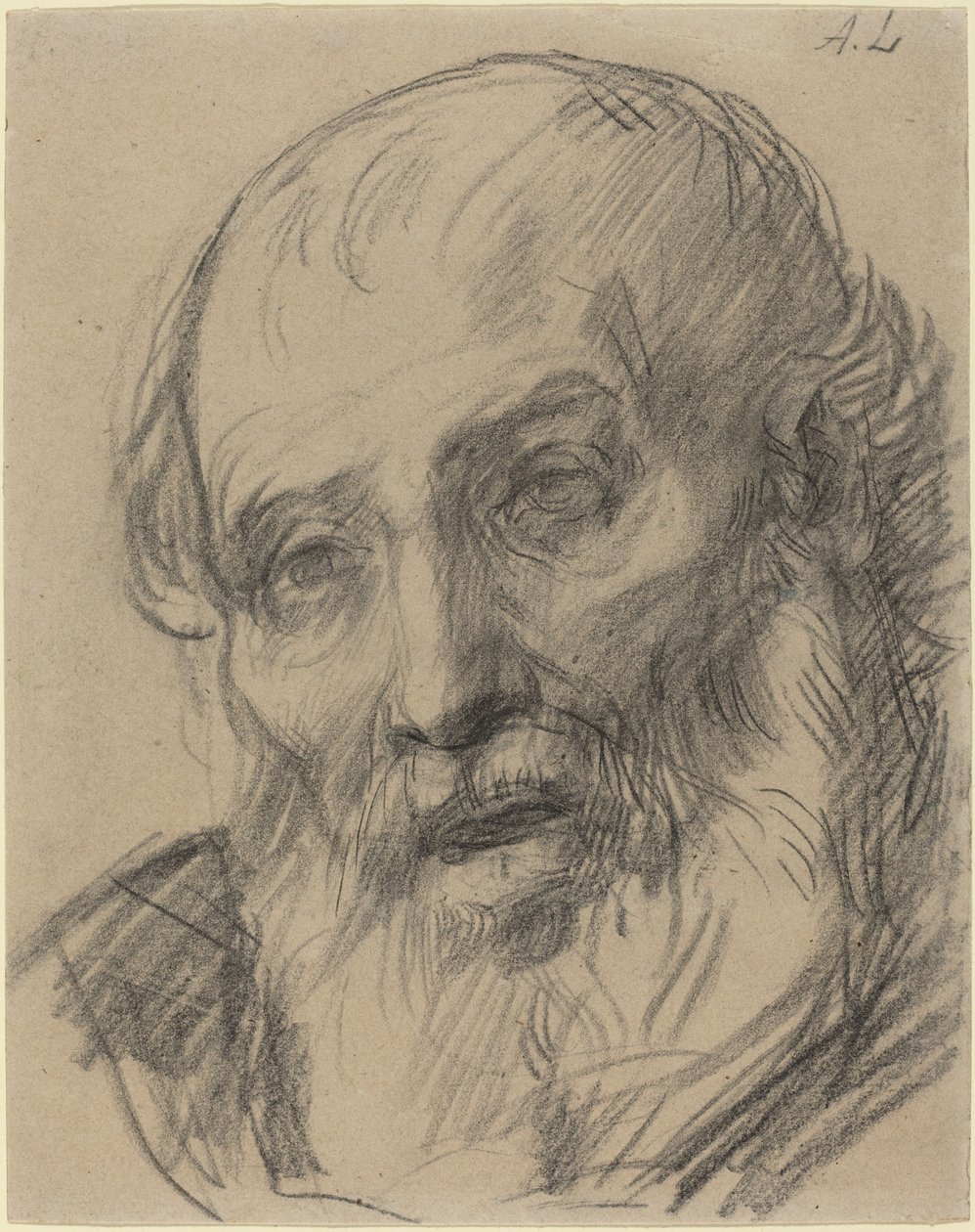 Chef för en gammal man. av Alphonse Legros