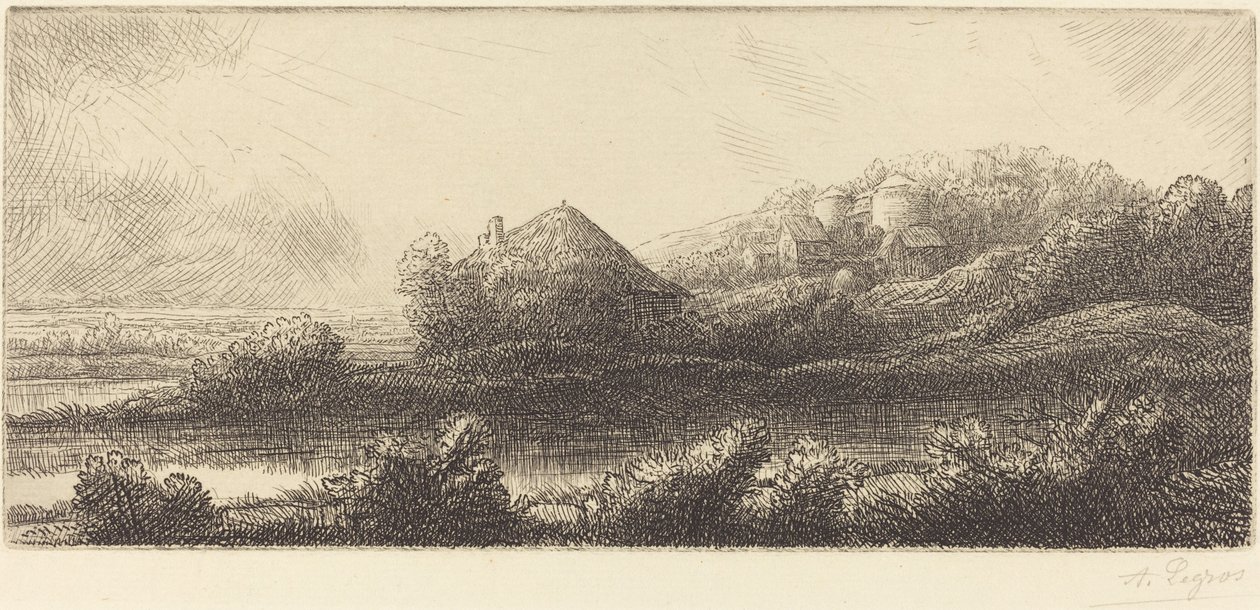 Hydda i träsket av Alphonse Legros