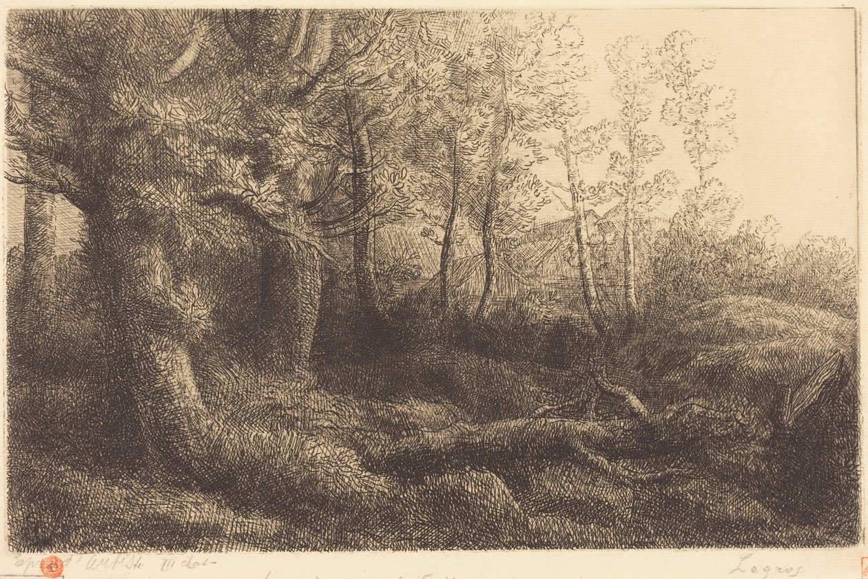 I skogen (Lisière de forêt) av Alphonse Legros