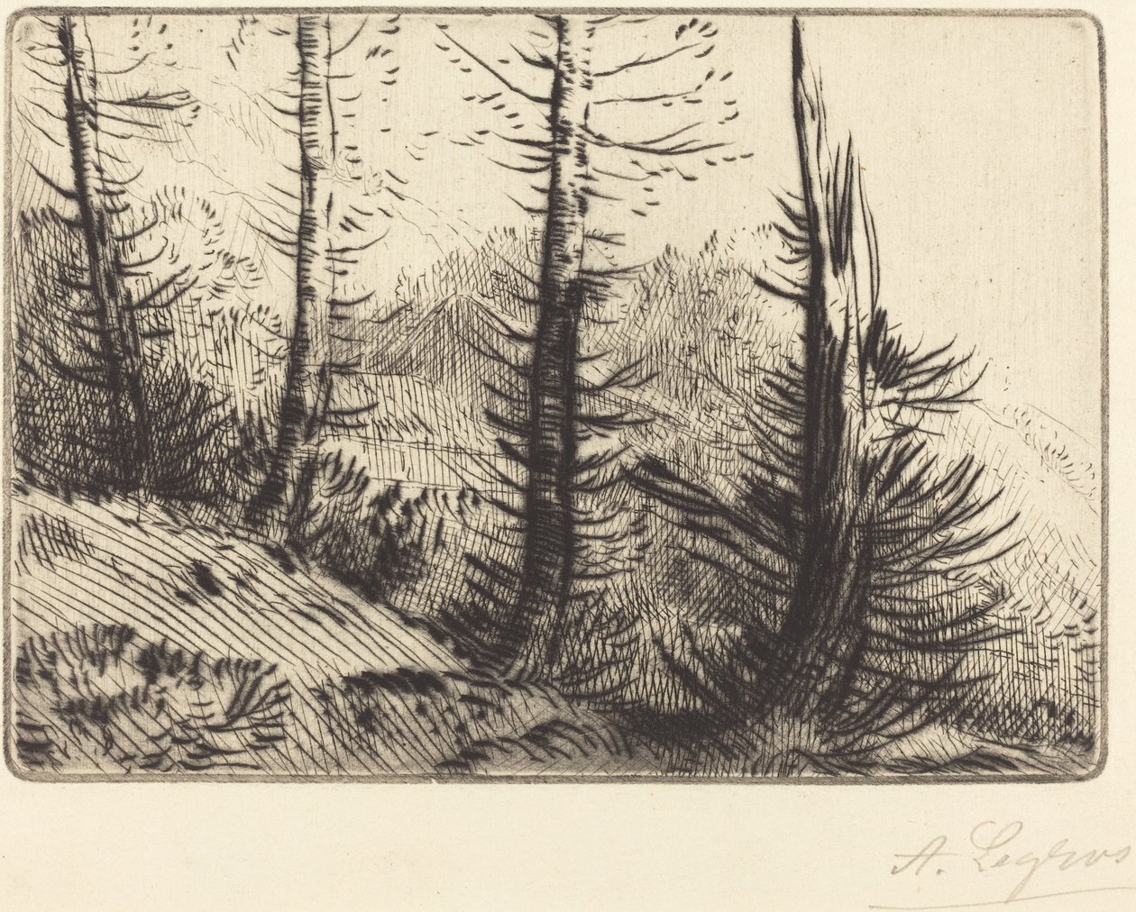 I Pyrenéerna av Alphonse Legros