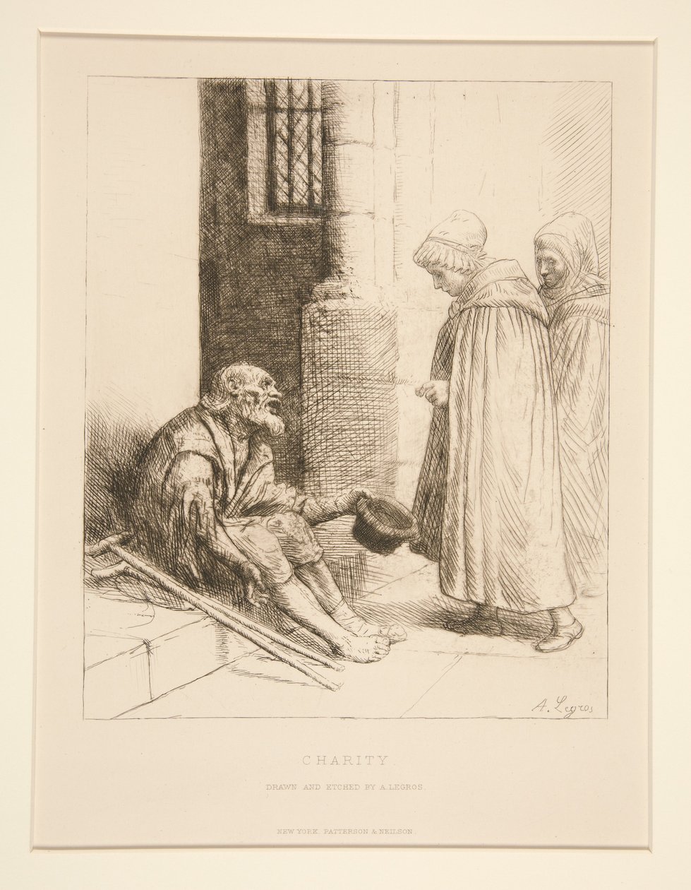 Välgörenhet av Alphonse Legros
