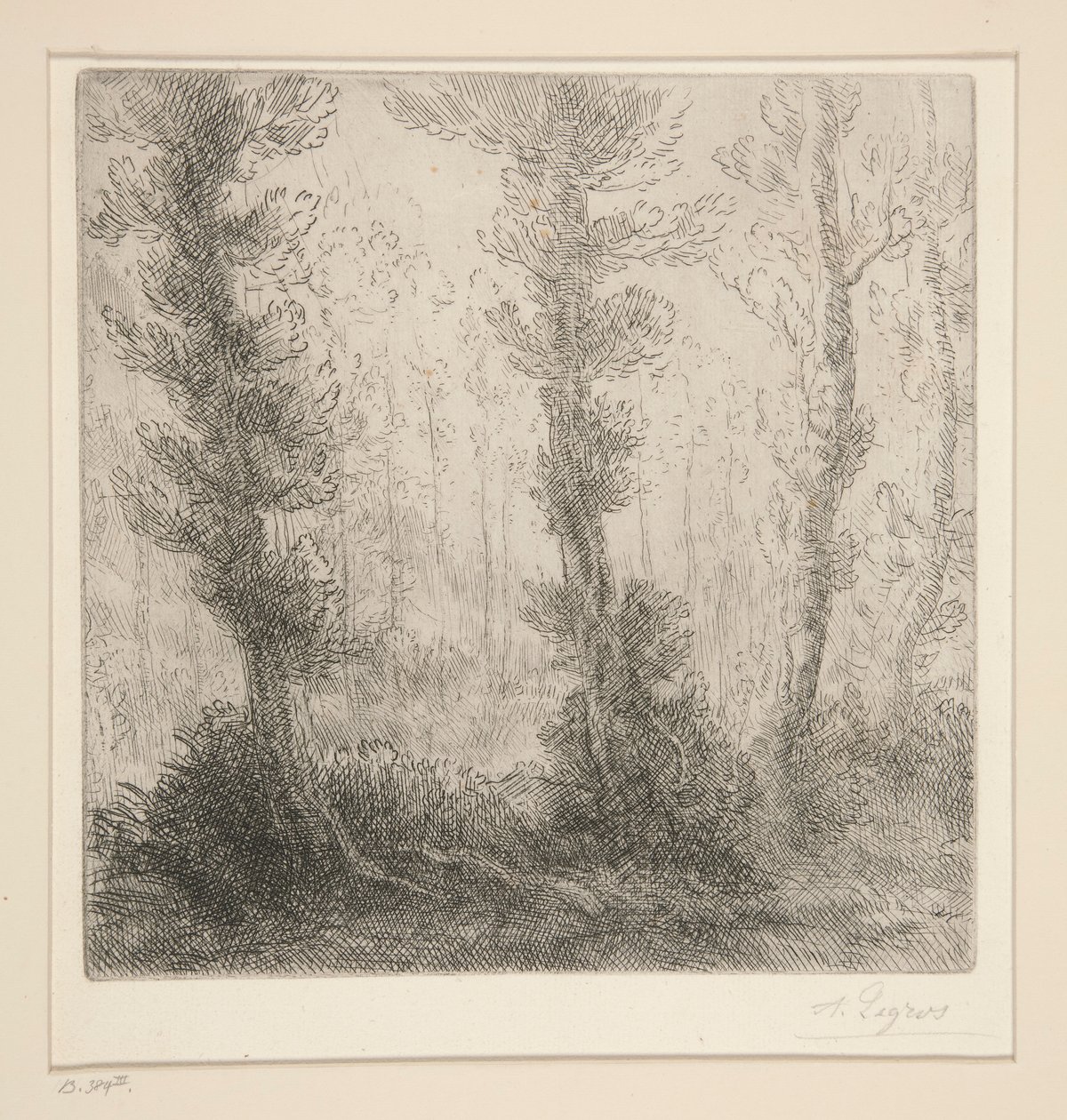 Lilla sjön av Alphonse Legros
