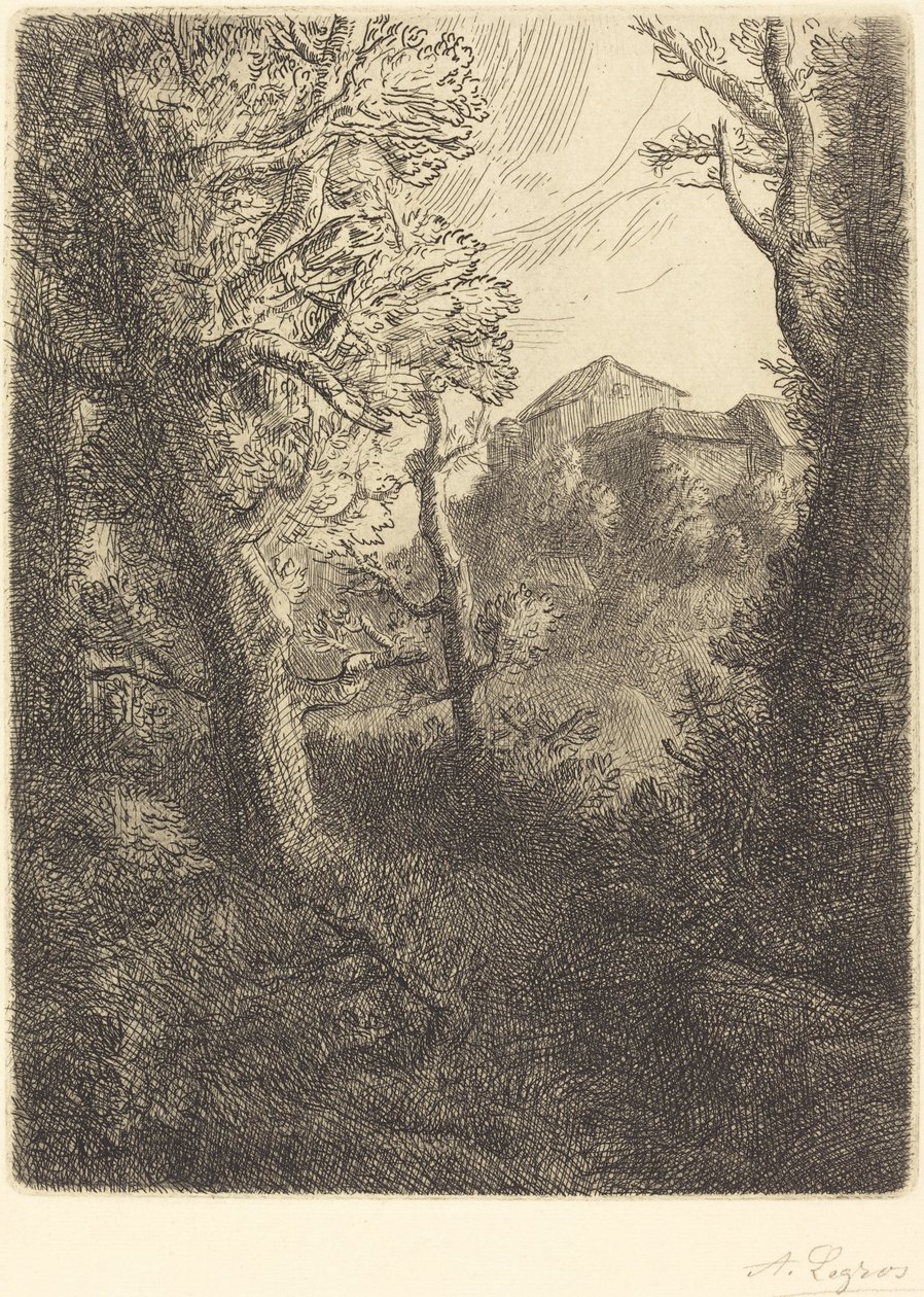 Landskap av Alphonse Legros