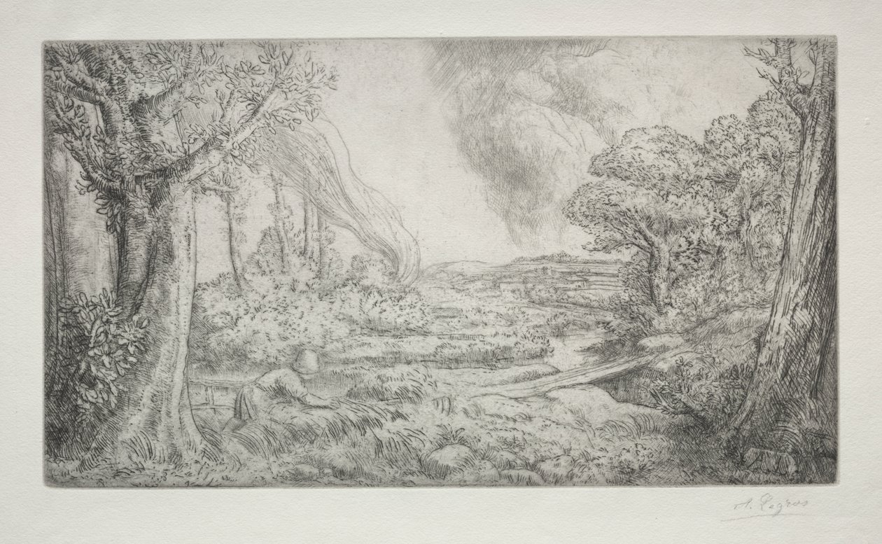 Landskap av Alphonse Legros